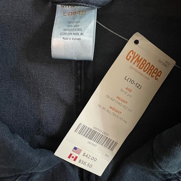 Kids [Gymboree] Navy Blue Casual Blazer NWT 100% Cotton Jacket | Large 10 · 12 - Picture 4 of 11